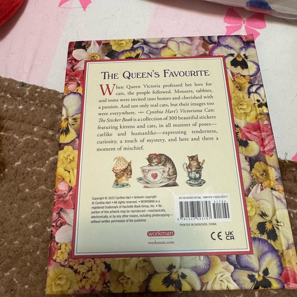 Victorian Cats Sticker Book by - Colorful - Picture 2 of 5